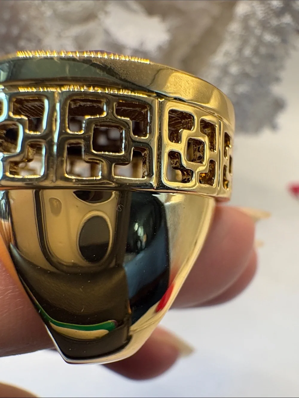 Trina Turk Gold-Tone Purple Statement Cocktail Ring - Fashion Brand